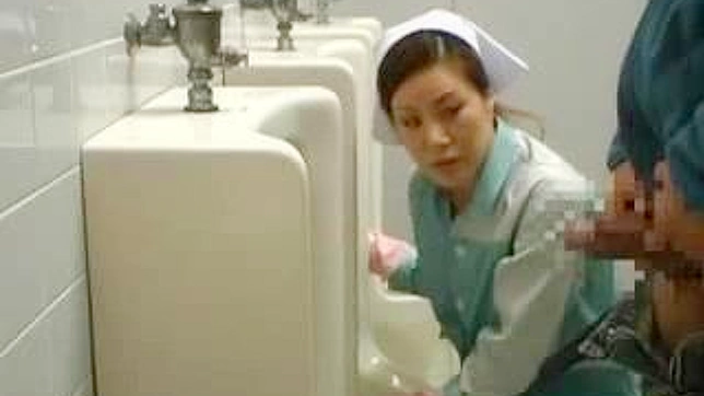 Dirty Stranger Fucks Toilet Cleaning lady in Japanese Porn Video