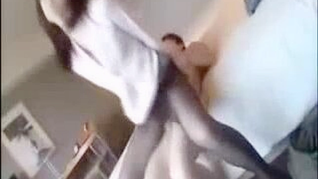 Sister husband surprises Japanese girl with his big dick in shocking porn video