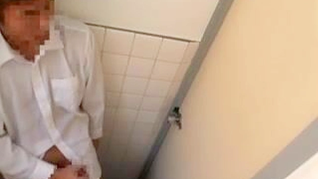 JAV Schoolgirl Gets Fucked in Toilet Stall