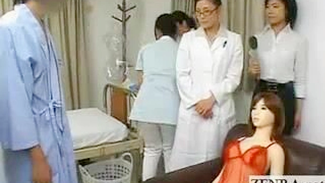 Unusual Research on Penis Measurement by Bizarre Japan Doctor Handjob Technique