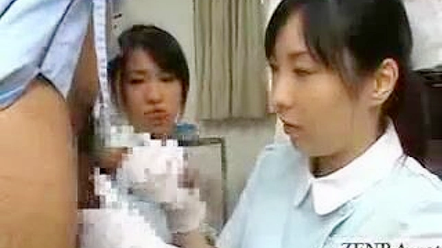 奇妙な日本医師の手コキテクニックによるペニス測定の珍しい研究