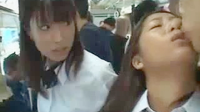 Nippon Schoolgirls' Secret Encounter on Public Transit