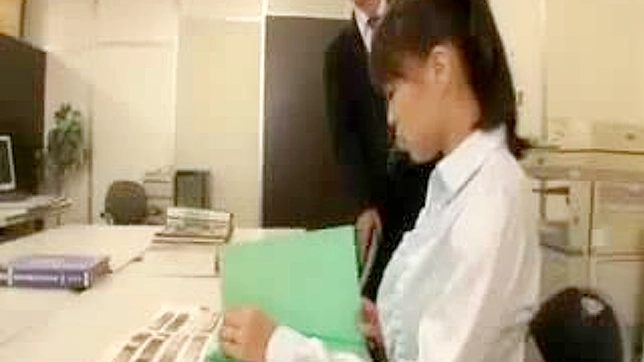 JAV Boss Gets Naughty With Employee in the Office