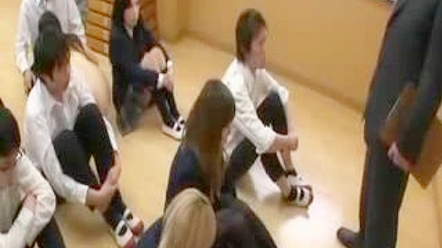 Naughty Schoolgirls in Invisible Nudist Play at Nippon School