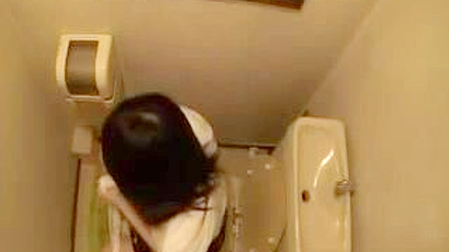 Asian Girl Secret Masturbation Session in Bathroom