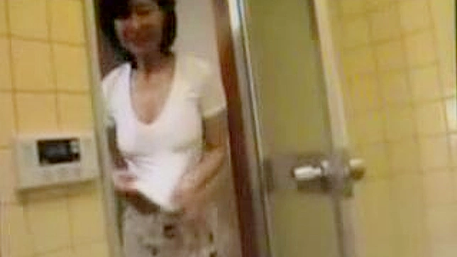 Steamy Scene in Japan - Shy Stepson Gets Assisted by his Seductive Stepmom
