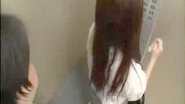 Elevator Molestation of Office Lady by Asian Porn Star