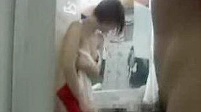 Sexy Teen Wardrobe Malfunction in JAV Bathhouse