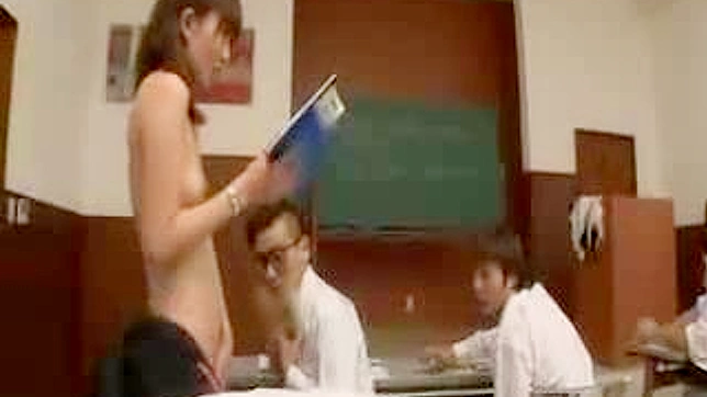 Naughty Teacher Naked Lesson - A Japanese Porn Video