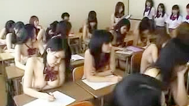 Sexy Students Under Watch - Naughty Antics in School