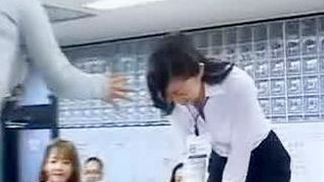 Rock Paper Scissors Strip Game with New Female Employees in Japan