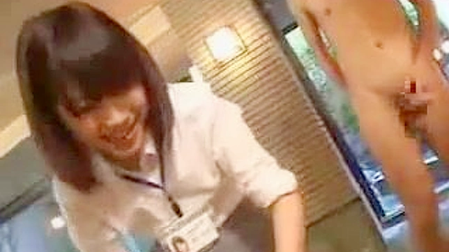 Sensual Handjobs by Shy Asians Employee at Hot Spring