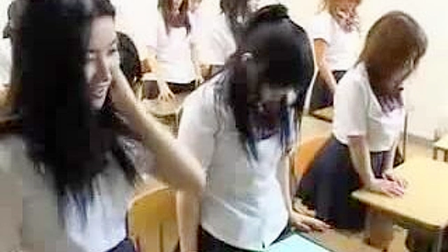 Tantalizing Tease - Naughty Schoolgirls Explore Their Desires in Secret