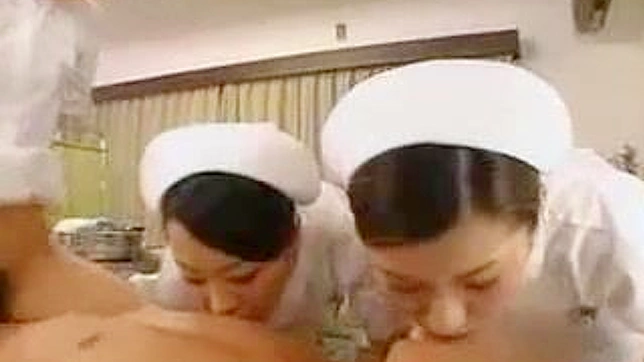 Naughty Nurses' Secret Service - Blowjobs, Titty Licks & Deep Kisses