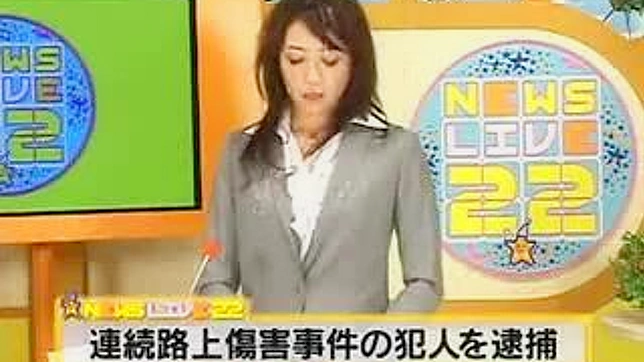 Bukkake TV Newest Stars - Japanese News anchors take center stage