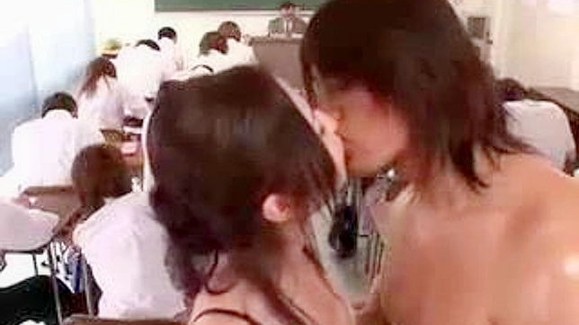 Passionate Couple Public Sex Romp in Classroom