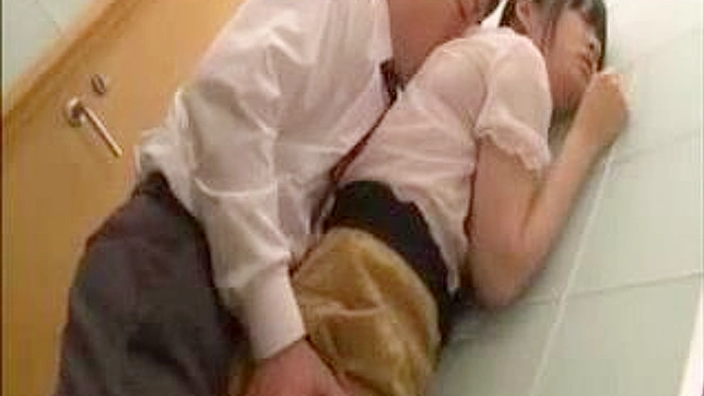 Caught on Camera! Secret Sex at Work with Adorable Japanese Contractor