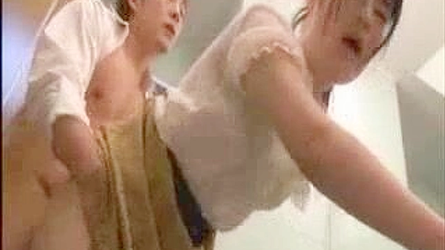 Caught on Camera! Secret Sex at Work with Adorable Japanese Contractor