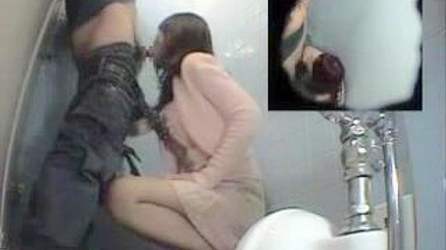 Toilet Sexcapades - Spy Cam Captures Hot Teen action