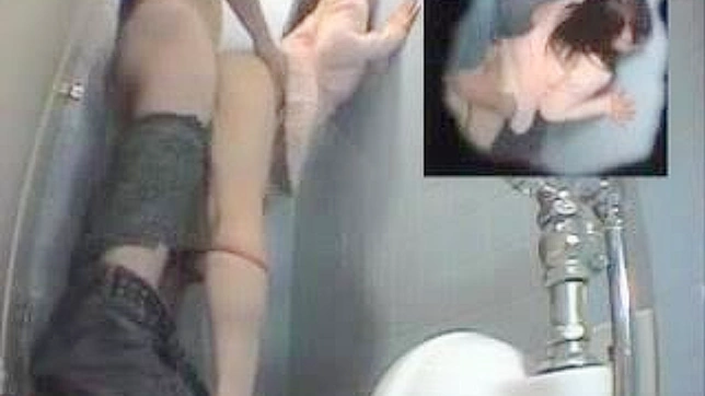Toilet Sexcapades - Spy Cam Captures Hot Teen action