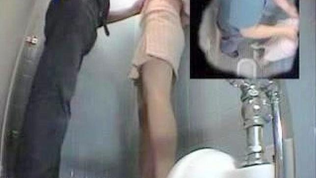 トイレのセックス・シーン - スパイ・カメラが捉えたホットなティーン・アクション