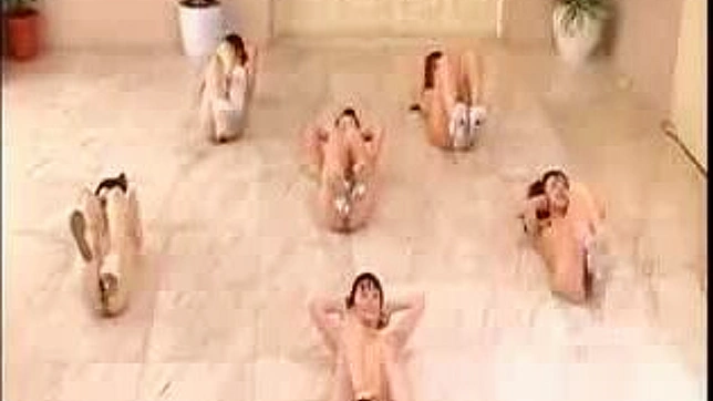 Nude Workout with Aerobics - Japanese Girls Go Nudist
