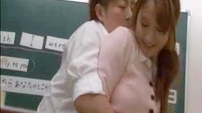 Japanese Porn Video - Secret Sex in Classroom with Trainee Teacher