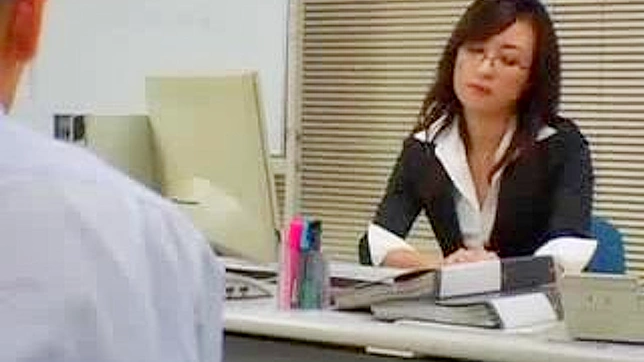 MILF Naughty Act at Workplace Caught on Camera! Japan Beauty Goes Wild with Colleague