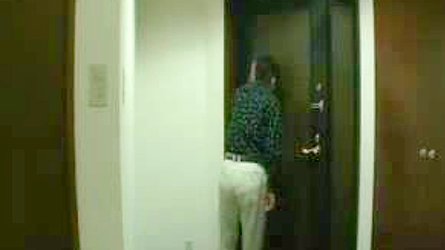 隣人と熟女を痴漢するエレベーター・ポルノ・ビデオ