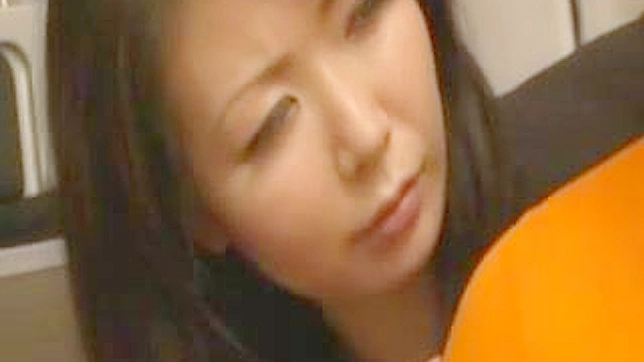 Oriental MILF Caught Son Solo play, Gives him Surprise Oral