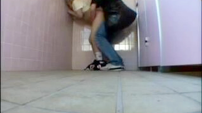 Nippon Student Gets Fucked in Public Bathroom Stall