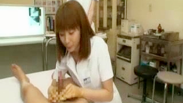 Sexy Nurse CFNM Scene in Japanese Porn Video