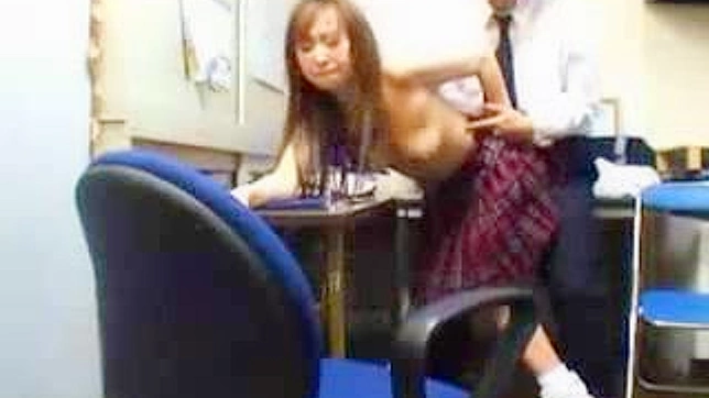 Oriental Schoolgirl Gets Naughty with Police Officer