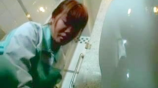 JAV Toilet Cleaner Gets Surprised by Stranger Secret Spray