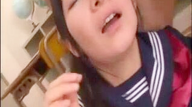 Cum in Her Mouth - FaceFucking a JAV Schoolgirl