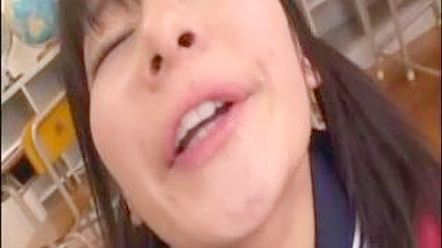 Cum in Her Mouth - FaceFucking a JAV Schoolgirl