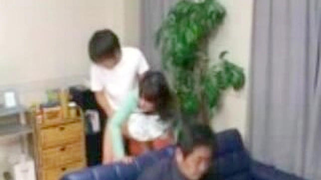 Uncle Secret Affair Exposed by his Wife in Hot Japanese Porn Video