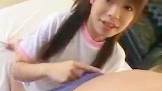 Japanese Cutie Gets Naughty with Dad Toy