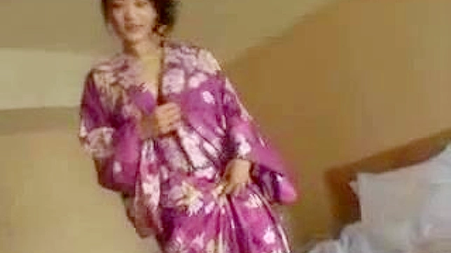 Sexy Asian housewife seduced by skilled lover while hubby away
