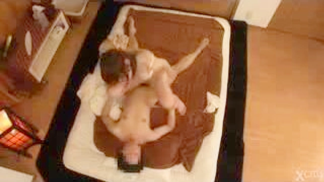 Erotic massage with hidden camera in hotel room