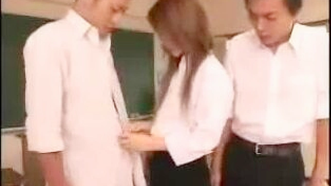 Newly arrived JAV teacher steamy sex sessions with colleagues