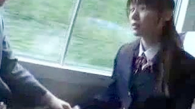 Public train ride turns pervy for schoolgirl in Japan