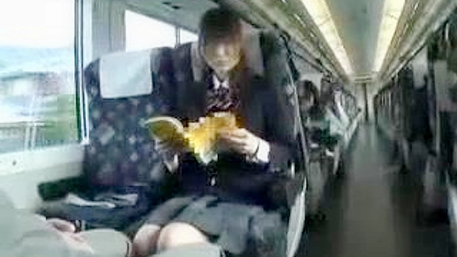 日本の女子学生、電車で変態行為に走る