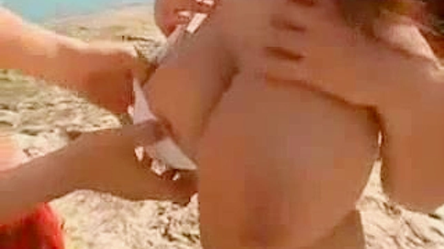 Public Beach Pleasure - A JAV Beauty Monstrous Orgy