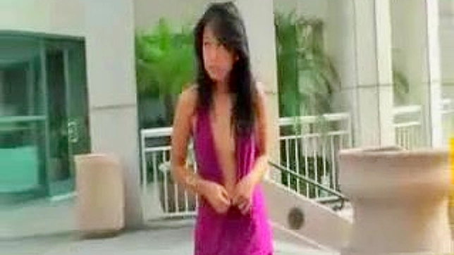 Public Exposure - Sexy Oriental Model Gets Naughty