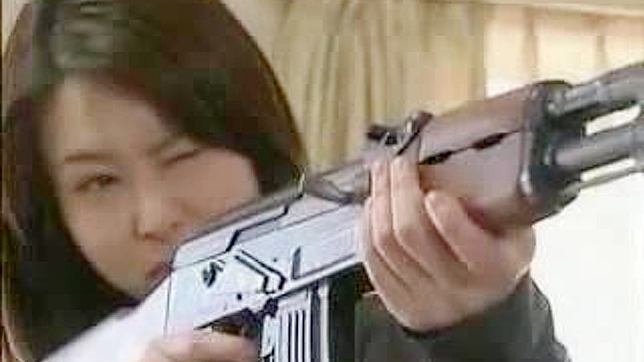 Japanese Bad Girl Wild Sex Romp with Machine Gun