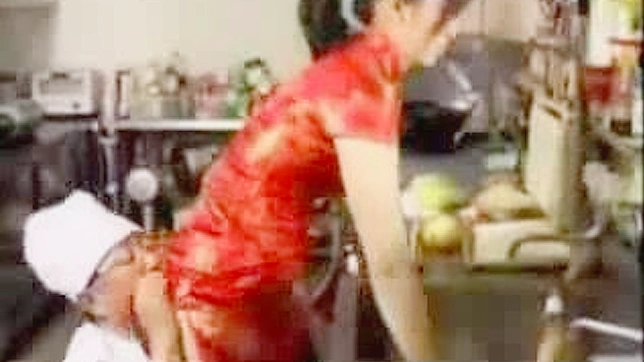 Uncontrollable Desire in the Kitchen - Chef Takes Advantage of Waitress