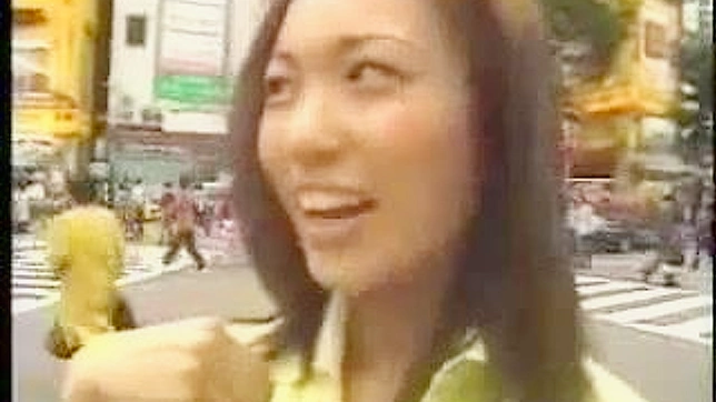 Sexy JAV girl picked up on street and brought home for steamy action