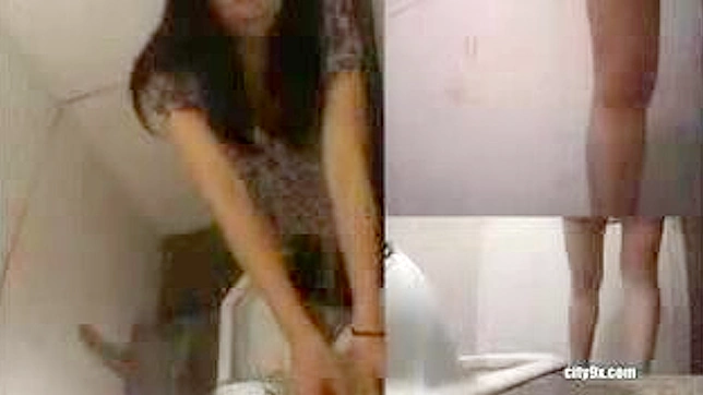 Caught on Cam! Real Asian Girls Peeing in Public