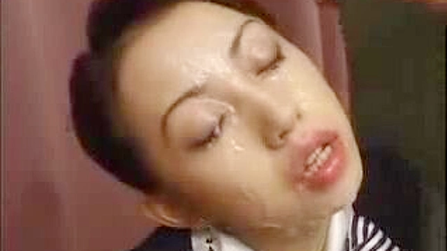 Sexy Asian Executive Gets Creamed in the Face